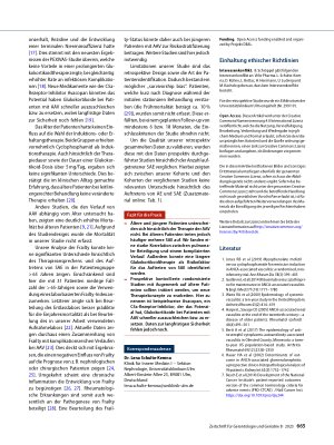 Vorschauseite 5: Therapieansprechen und Komplikationen von älteren Patienten mit ANCA(antineutrophile cytoplasmatische Antikörper)-assoziierten Vaskulitiden
