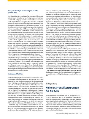 Vorschauseite 2: Mitteilungen des BV Geriatrie