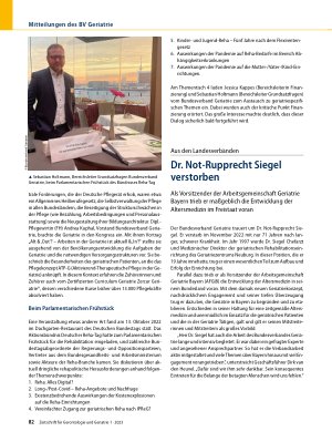 Vorschauseite 5: Mitteilungen des BV Geriatrie