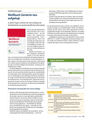 Vorschauseite 6: Mitteilungen des BV Geriatrie