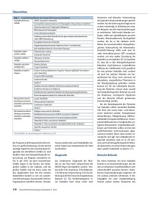 Vorschauseite 2: Wunden durch Vaskulitiden – aktuelle Klassifikation, Diagnostik und Therapie