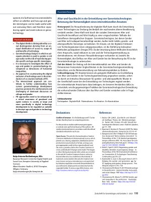 Vorschauseite 5: Age and gender in gerontechnology development