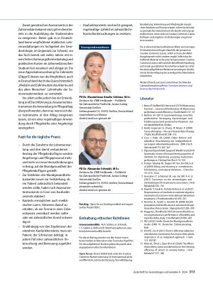 Vorschauseite 6: Geriatrisches Assessment in der Zahnmedizin