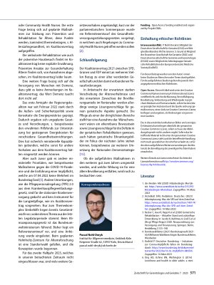 Vorschauseite 5: Gerontologie und geriatrische Aspekte im Koalitionsvertrag 2021