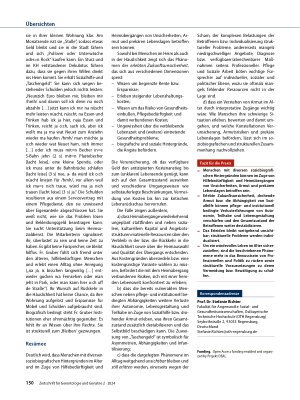 Vorschauseite 5: Erleben von Zukunftsunsicherheit, Armutsrisiken und prekären Lebenslagen im Pflegeheim