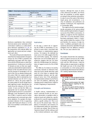 Vorschauseite 4: Implementation behavior of communities regarding relatives caring for people with dementia