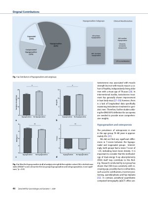 Vorschauseite 4: Hypogonadism is frequent in very old men with multimorbidity and is associated with anemia and sarcopenia.
