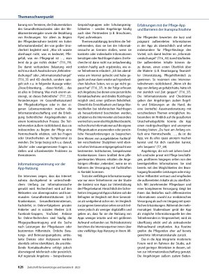 Vorschauseite 4: Eine App für die informelle Pflege