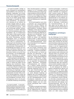 Vorschauseite 3: Soziotechnische Innovationen für Sorgegemeinschaften