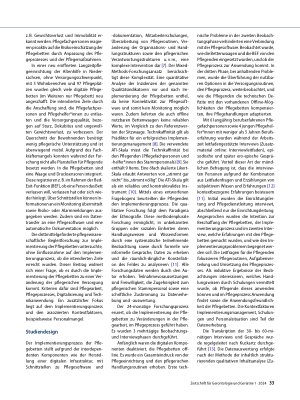 Vorschauseite 2: Digitale Pflegebetten in der Langzeitpflege – Unterstützung, Entlastung für Pflegende oder nur Illusion? Eine ethnografisch-explorative Studie