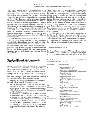 Vorschauseite 3: Epidemiologie und Therapie bakterieller Infektionen in der Geriatrie