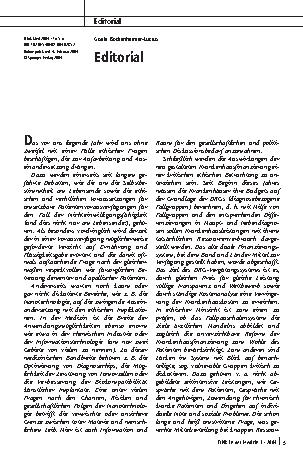 Vorschauseite 1: Editorial