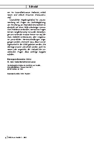 Vorschauseite 2: Editorial