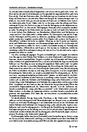 Vorschauseite 3: Medizinethik und Empirie – Standortbestimmungen eines spannungsreichen Verhältnisses