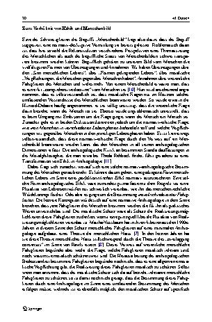 Vorschauseite 6: Menschenbilder und Anthropologie in der Bioethik