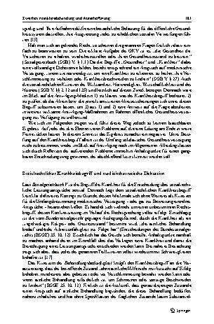 Vorschauseite 3: Zwischen Krankheitsbehandlung und Wunscherfüllung: Anti-Aging-Medizin und der Leistungsumfang solidarisch zu tragender Gesundheitsversorgung