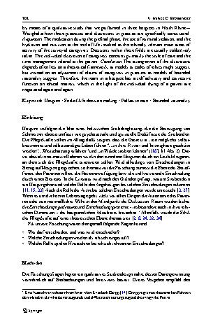 Vorschauseite 2: Ethische Entscheidungen in Hospizen