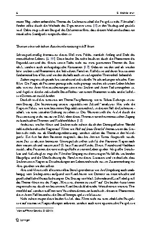 Vorschauseite 6: Nachdenken im Kinosessel? Bioethische Reflexion durch Filme als eine neue Möglichkeit der Diskussion von Standpunkten und Betroffenheit