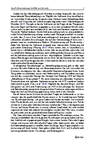 Vorschauseite 3: Aktuelle Herausforderungen der Ethik am Lebensende