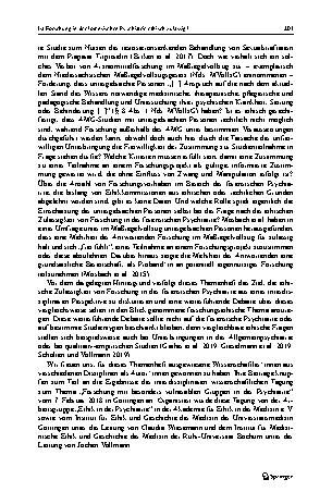Vorschauseite 3: Ist Forschung in der forensischen Psychiatrie ethisch zulässig?