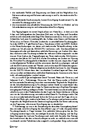 Vorschauseite 2: Internationale Klausurwoche: „Neue ethische Herausforderungen in der datenreichen Forschungsmedizin: ein Ländervergleich“