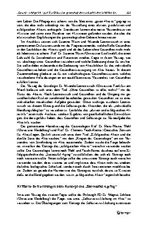 Vorschauseite 3: „Gesund – erfolgreich – gut? Zur Diskussion gerontologischer und politischer Leitbilder des Alterns“