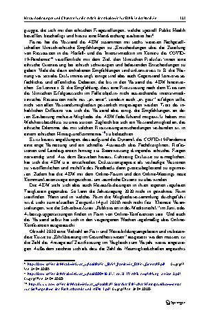 Vorschauseite 3: Herausforderungen und Chancen für die Arbeit der Akademie für Ethik in der Medizin angesichts der COVID-19-Pandemie