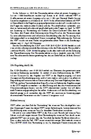 Vorschauseite 5: Die NIPT-Entscheidung des G-BA. Eine ethische Analyse