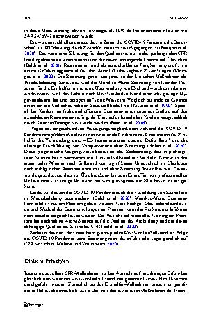 Vorschauseite 2: Cardiopulmonale Wiederbelebung in Zeiten der COVID-19 Pandemie