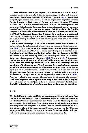 Vorschauseite 4: Cardiopulmonale Wiederbelebung in Zeiten der COVID-19 Pandemie