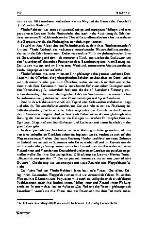 Vorschauseite 2: Trauer um Theda Rehbock