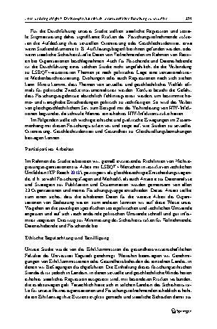 Vorschauseite 3: „Are we doing alright?“ Die Komplexität ethisch-verantwortlicher Forschung zu sexueller Orientierung, geschlechtlicher Identität und Gesundheit im südlichen und östlichen Afrika