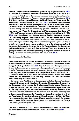 Vorschauseite 6: Was kann das Konzept der Diskriminierung für die Medizinethik leisten? – Eine Analyse