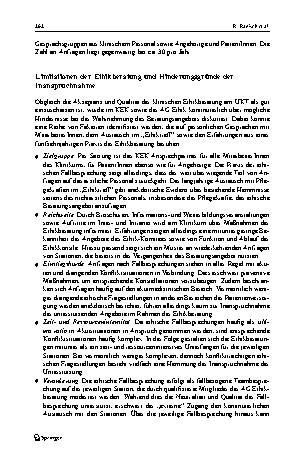Vorschauseite 6: Das Tübinger Modell der „Ethikbeauftragten der Station“: Ein Pilotprojekt zum Aufbau dezentraler Strukturen der Ethikberatung an einem Universitätsklinikum