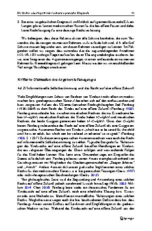 Vorschauseite 5: Die Rechte zukünftiger Kinder im Kontext pränataler Diagnostik