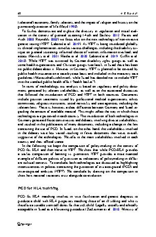 Vorschauseite 4: Comparing Germany and Israel regarding debates on policy-making at the beginning of life: PGD, NIPT and their paths of routinization