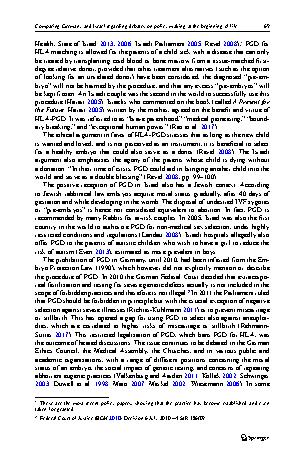 Vorschauseite 5: Comparing Germany and Israel regarding debates on policy-making at the beginning of life: PGD, NIPT and their paths of routinization