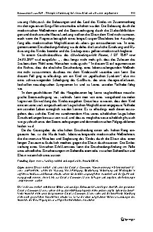 Vorschauseite 3: Kommentar I zum Fall: „Therapiezieländerung bei einem Kind mit schweren angeborenen Fehlbildungen“