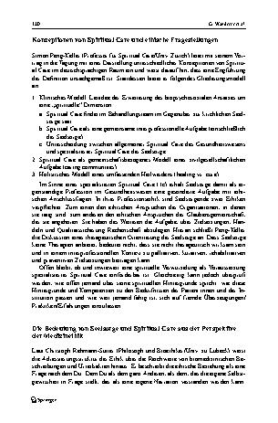 Vorschauseite 2: Tagung: „Was willst du, dass ich dir tun soll?“ Ethik in Seelsorge und Spiritual Care