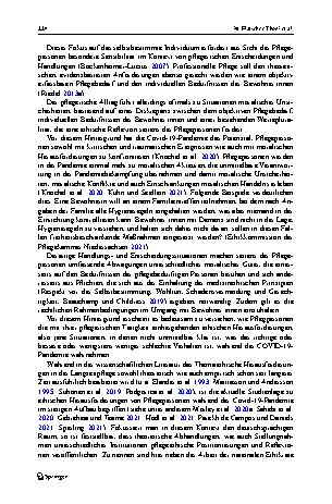 Vorschauseite 4: Covid-19 Schutzmaßnahmen in Altenund Pflegeheimen: zwischen Autonomie und Fürsorge – Ergebnisse einer Interviewstudie