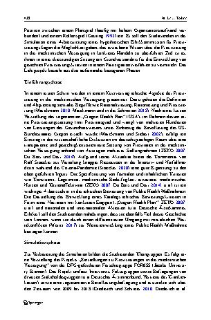 Vorschauseite 2: Lehrprojekt zu Priorisierungskriterien in der medizinischen Versorgung