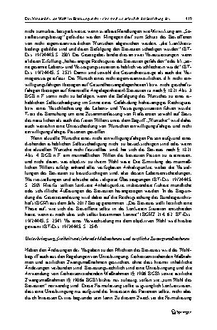 Vorschauseite 5: Das Verständnis von Wohl im Betreuungsrecht – eine Analyse anlässlich der Streichung des Wohlbegriffs aus dem reformierten Gesetz