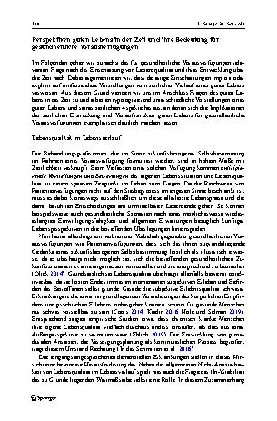 Vorschauseite 6: Gesundheitliche Vorausverfügungen und die Zeitstruktur guten Lebens