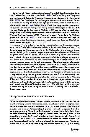 Vorschauseite 3: Kompetenzorientierte Ethik-Lehre im Medizinstudium