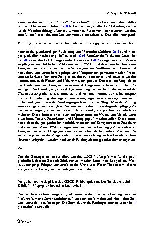 Vorschauseite 4: Implementierung des Objective Structured Clinical Examination (OSCE) im Masterstudiengang Pflegewissenschaft – Pilotprojekt zur Prüfung der ethischen Kompetenz in Pflegepraxis und…