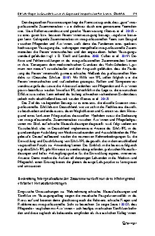 Vorschauseite 3: Ethische Fragen im Gesundheitswesen als Gegenstand interprofessionellen Lernens: Überblick zur Situation in Deutschland und Projektbericht