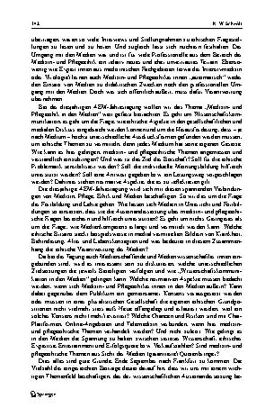 Vorschauseite 2: Medizinund Pflegeethik in den Medien