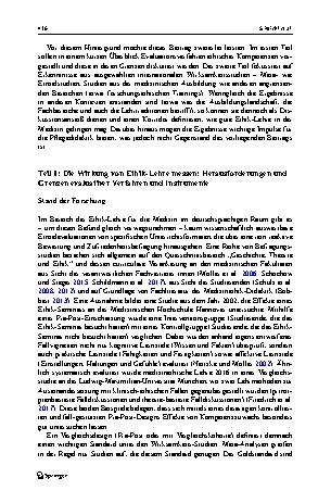 Vorschauseite 4: Gelingende Ethik-Lehre in der Medizin. Erkenntnisse aus der Lehrforschung