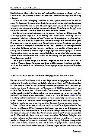 Vorschauseite 5: Die zeitliche Dimension des Broad Consent