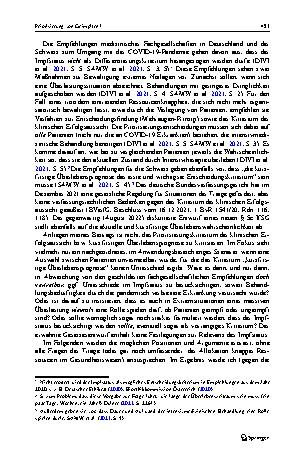 Vorschauseite 3: Priorisierung von Geimpften?